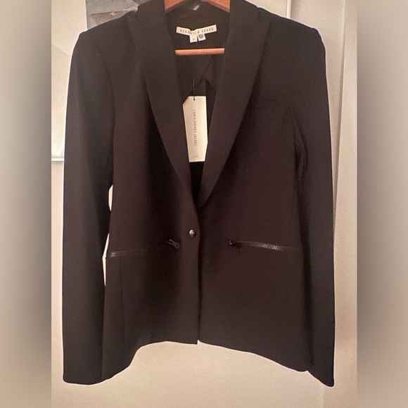 NWT Veronica Beard Black Scuba Blazer Size 6 - Picture 4 of 10